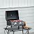 Portable Gas Grill, 2 Burner Propane Gas Grill Outdoor Portable Tabletop BBQ with Foldable Legs, Waterproof Top Lid, Grease Tray, Thermometer for Camping, Picnic, RV, Backyard, Patio, Black