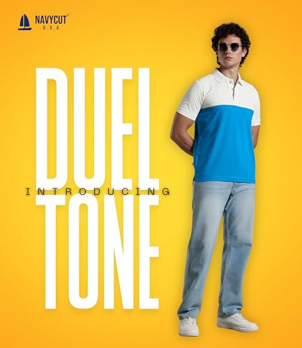 Image of Men's Polo T-Shirt | Regular Fit Short Sleeve Shirt with Collar | Solid Color Casual & Sport Polyester Top for Men | Machine Washable