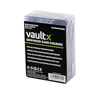 Vault X Halbstarre Trading-Kartenhalter, Feste Hüllen für TCG- und Sportkarten-Bewertungen, Kartenhüllen (50er Pack)
