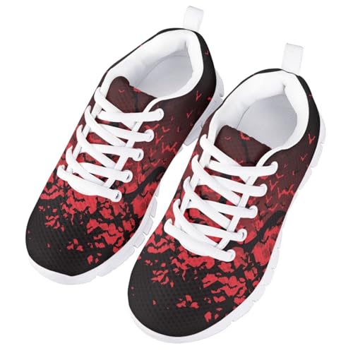 SYtrade Girls Halloween Fashion Casual Sports Walking Shoes Running Sneakers White Sole3