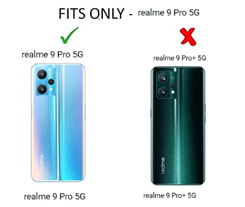 Image of Transparent Rubber Back Cover for Oppo Realme RMX3471 /Realme 9Pro - Transparent