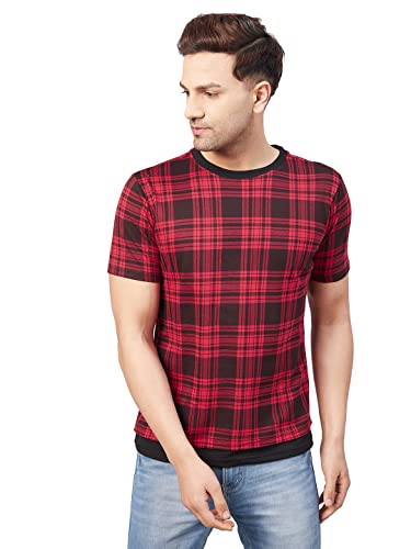 Image of GRITSTONES Men Half Sleev Cotton Blend Summer T-Shirts
