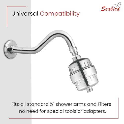 Image of SEABIRD Extension Fitting Connectors for Shower Filter | Chrome Finish Adapters - 22F, 24M & 28M Universal Thread Sizes | Easy Installation for Bathroom & Kitchen Taps