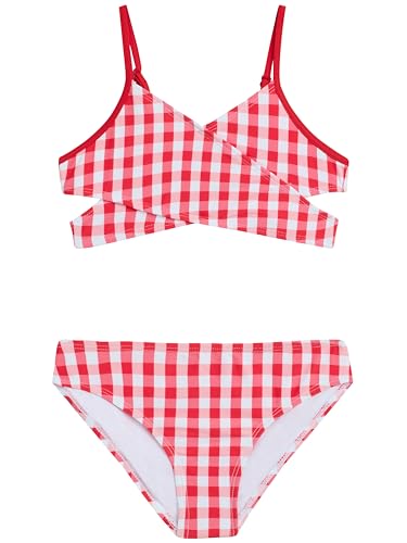 Image of Kanu Surf Girls' Coral Reef Beach Sport Wrap Around Bikini 2-piece Swimsuit