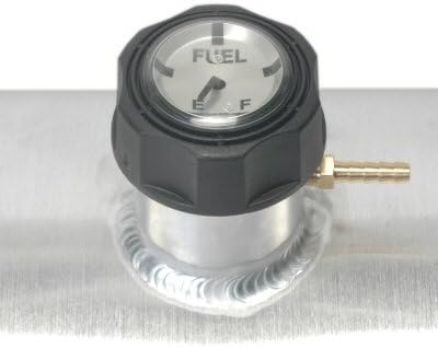 10 Inches X 24 Spun Aluminum Gas Tank 8 Gallons With Cap Gauge ALL IN ONE For Dune Buggy, Farming Machinery, Industrial Machines