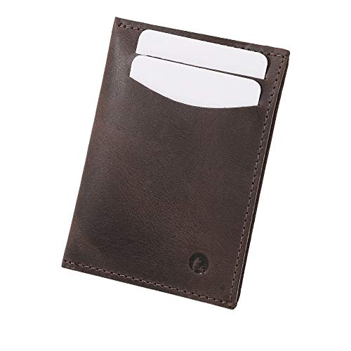 Carteira Masculina Couro Legítimo Slim Porta CNH e Cartão Recife Couro50 (Tabaco)