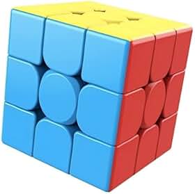 Cubo Mágico Profissional 3x3 Cuber Pro 3 Color – Giro Suave e Rápido, Alta Precisão, Ideal para Speedcubing, Treino e Lazer, Resistente e Durável para Iniciantes e Profissionais