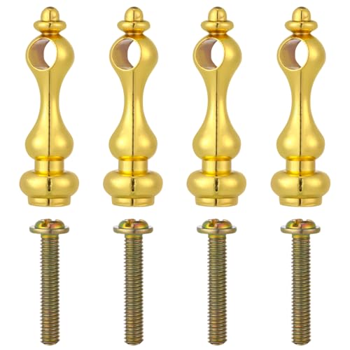 Capuchons de poteau en fer doré et laiton ULTECHNOVO pour garde-corps