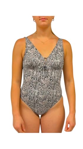 Maillot de bain 1 pièce Haute Pression en gris T44 pour sublimer la silhouette à la plage