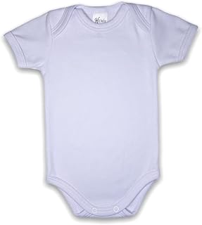 Body Bebê Suedine 100% Algodão Manga Curta Cores