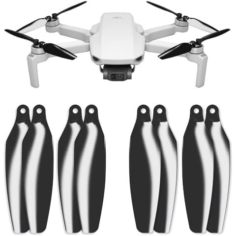 Master Airscrew Stealth Propellers for DJI Mini 2, Mini 2 SE, Mini SE & Mini 4K - Black, 4 propellers in set Cover