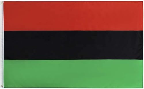 Bandera grande de 3 x 5 pies Panafricana Afro Americana Bandera Negra Liberación UNIA