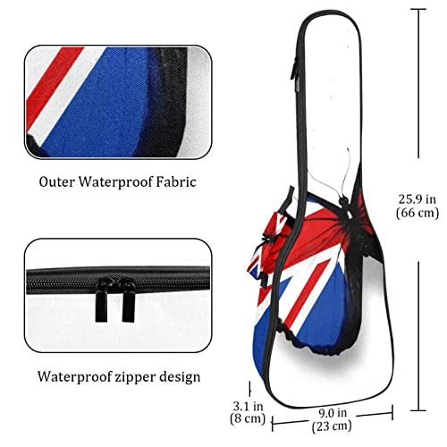 Housse pour ukulélé avec motif drapeau britannique et papillon – 10 mm d’épaisseur – Rembourrage en éponge de 53,3 cm… - Les Beatles, Paul McCartney, John Lennon, RIngo Starr, George Harrison Housse pour ukulélé avec motif drapeau britannique et papillon - 10 mm d'épaisseur - Rembourrage en éponge de 53,3 cm… – Image 5
