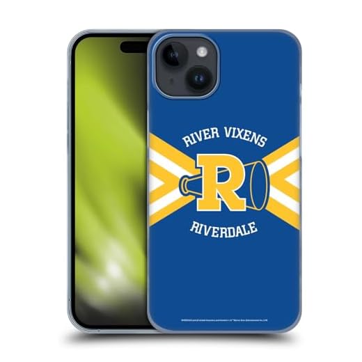 Head Case Designs Licenciado Oficialmente Riverdale River Vixens Uniforme Arte Gráfico Carcasa rígida Compatible con Apple iPhone 15 Plus