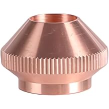 Bullet Laser Cutting Nozzles Set, Single & Double Layer Copper Jet Nozzles with Raytools Lid Base, Caliber 0.8mm-4.0mm & RT10.7-E-22.2 Replacement Parts None,BUL-L