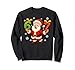 Funny Gen Alpha Slang 6 7 Christmas Santa Six Seven Xmas 67 Sweatshirt