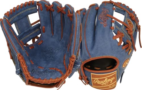 Rawlings | Limited Edition Denim Series | Heart of The Hide | 11.5" Infield | Right Hand Throw -  PRO204-2D-RHT