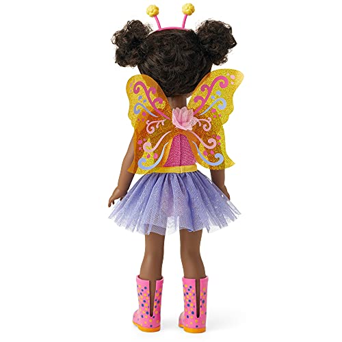American Girl Butterfly Welliewishers Kendall Doll #TOP1