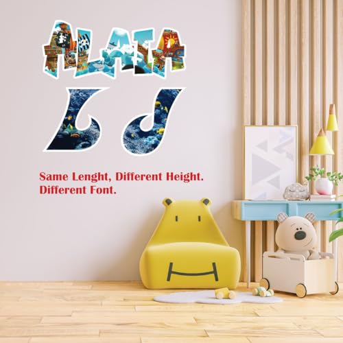 Vinilo Decorativo Personalizado Nombre para Pared Infantil miniatura 4