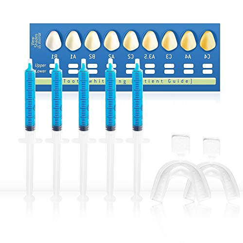 5 Gel remineralisant dent WHITE FIRST pour blanchiment dentaire - Livré avec une paire de gouttiere dentaire blanchiment [ Teeth Whitening ] Cover