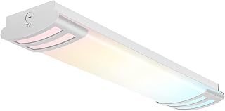 hykolity 2FT 3 CCT LED Flush Mount Puff Lights 30W, 3000lm, 3000K/4000K/5000K Selectable, 2 Foot Kitchen Ceiling Lights for Kitchen, Utility Room, Laundry, Fluorescent Replacement, 120-277V, ETL