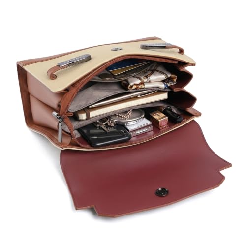 Image of EXOTIC Premium Style and Look beautiful Texture Design Flap Closure Top Handle Dual Color Hand /Sling Bag For Women & Girls | Ladies Purse | Gift For Ladies