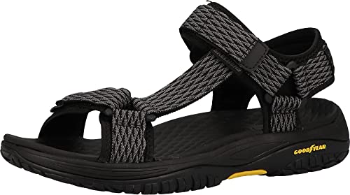 Sandalias Skechers Lomell Rip Tide para hombre en color negro de estilo deportivo