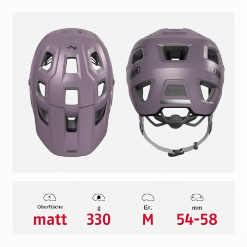 ABUS MTB-Helm MoDrop, Lila, M – Ansicht 3