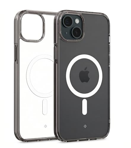 Image of Spigen Caseology Quartz Crystal Mag Back Cover Case for iPhone 15 Plus, MagSafe Compatible, Clear Transparent - PC+TPU | Crystal Clear