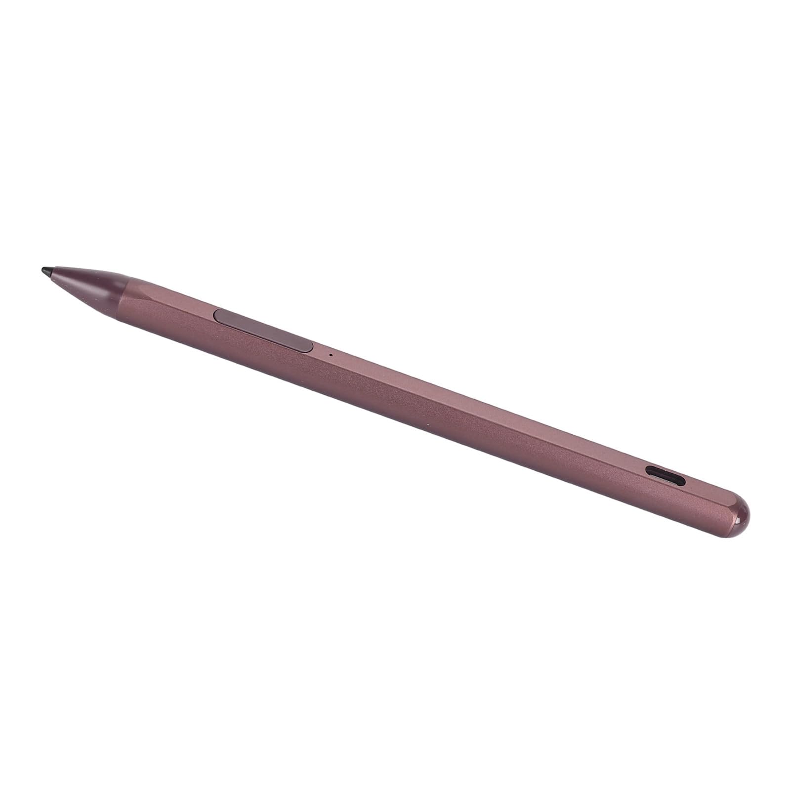 Fabater Eingabestift, 4096 Druckempfindlichkeit MPP 2.0 Tilt Active Pen, Kapazitiver Eingabestift mit 3 Ersatzspitzen, Spitzenclip und Magnetischer Saugkraft für Laptops, Tablets und Touch (Rosenrot)