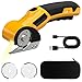 Cordless Electric Scissors - 4V Mini Electric Box Cutter, Carpet & Cardboard Cutter Tool with Replacement Blades & Storage Box, Rotary Cutting for Cardboard, Carpet, Leather, Plastic Packages