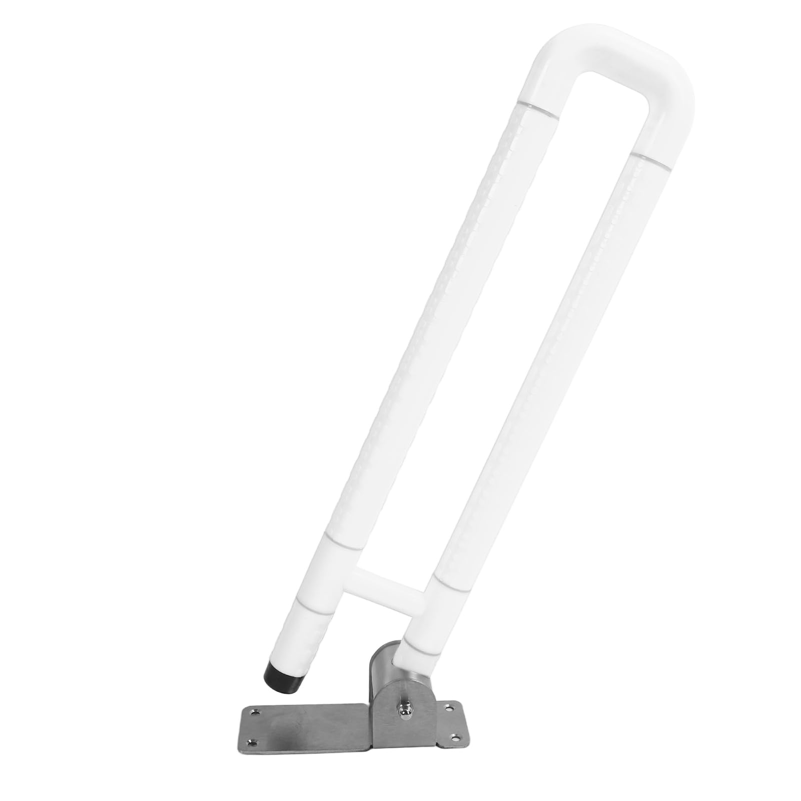 Naroote Składana Poręcz Toaletowa, Wspornik ze Stali Nierdzewnej (WHITE)