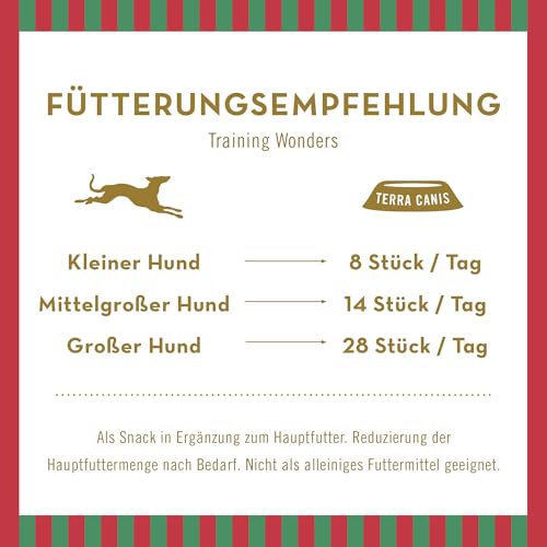 Terra Canis Sensations - Training Wonders 90g I Ideal für Training und Hundeschule I Premium Snack für Hunde in 100% Lebensmittelqualität Aller Rohstoffe I Getreidefrei & glutenfrei (Pute)