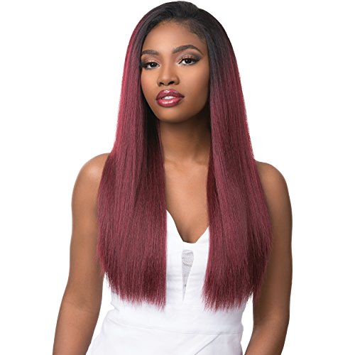 SENSATIONNEL 100% PREMIUM FIBER INSTANT WEAVE BOUTIQUE BUNDLE SYNTHETIC HALF WIG - KINKY STRAIGHT (2)
