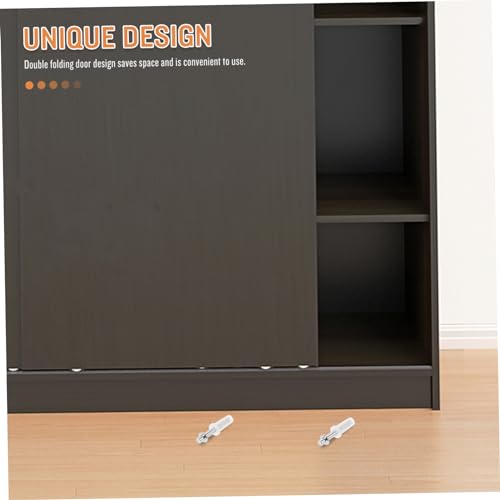 LIFKOME 4pcs Kit de Herrajes para Puertas Plegables Pivotantes Superiores de Puerta Doble miniatura 4