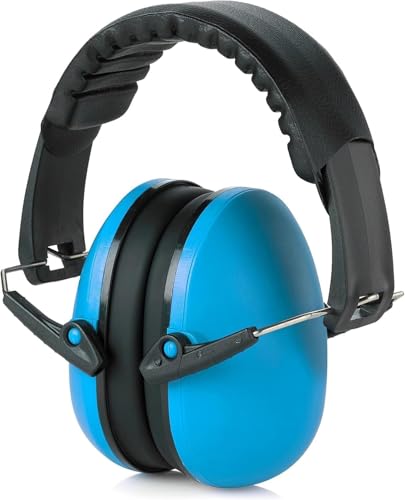 Aputue Hearing Protection Ear Muffs Industrial Noise Reduction SNR 25.8 dB NRR 20 dB Certified Over Ear Adjustable Foldable Ear Protection for Shooting Hunting Construction Adults Kids