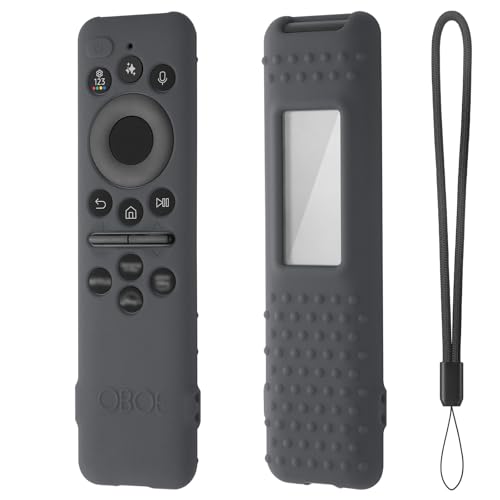 Image of OBOE Silicone TV Remote Cover for Samsung Smart TV Remote TM2360 E, J-Dark Grey