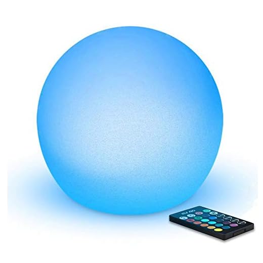 15cm Luz de Bola LED, Luz Nocturna Infantil Recargable, 8 Brillo Regulables - 16 Colores RGB Ajustables - 4 Modos de color-cambiante, Lámpara de Mesa Luz de Noche Pilas para Bebé Niños Cuarto