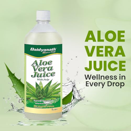 Image of Baidyanath Amla & Aloe Vera Juice Combo 1L Each | Natural Vitamin C, Antioxidant & Enzyme Rich | Helps in Gut Health & Skin Nourishment | Vegan, GMP Certified & Preservative Free (Pack of 2)