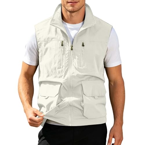 Chaqueta sin mangas de verano transpirable y resistente al viento 5