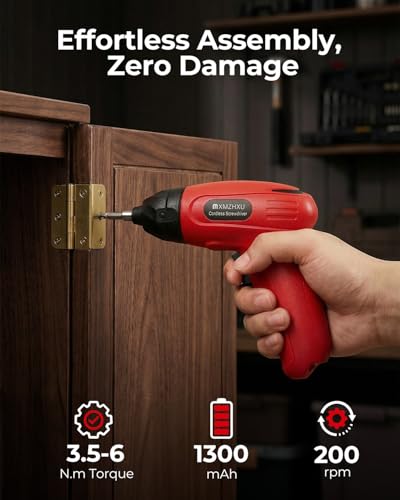 3.6V Cordless Screwdriver with 6Nm Torque
