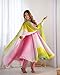 Heni Fashion Ready Wear Indian Style Pure Soft Fox Georgette Colourfull Anarkali Suit Gown