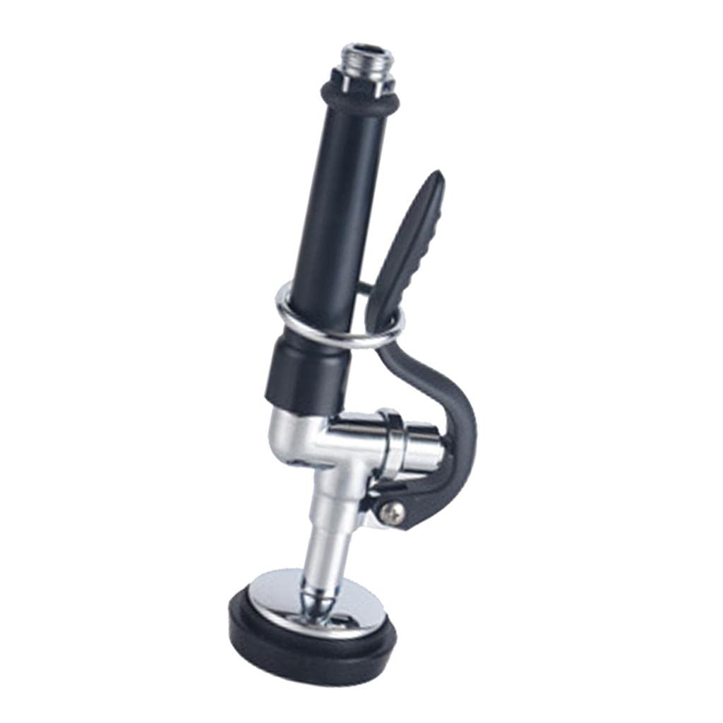 Kitchen Sink Faucet Rinse Spray Head Tap Sprayer Black 0.5 Inch Male-image-18