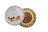 Zaitoune Mixed Cookies Gift Box - 500 g | Luxury Arabic Mini Biscuit Assortment - Date Maamoul, Barazek & Ghraybeh | Handmade with Dates, Sesame & Pistachio