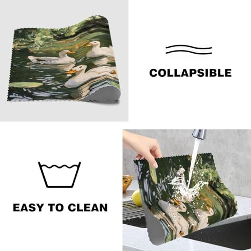 Sets de table antidérapants lot de 6 pour protéger la table des assiettes chaudes - 5
