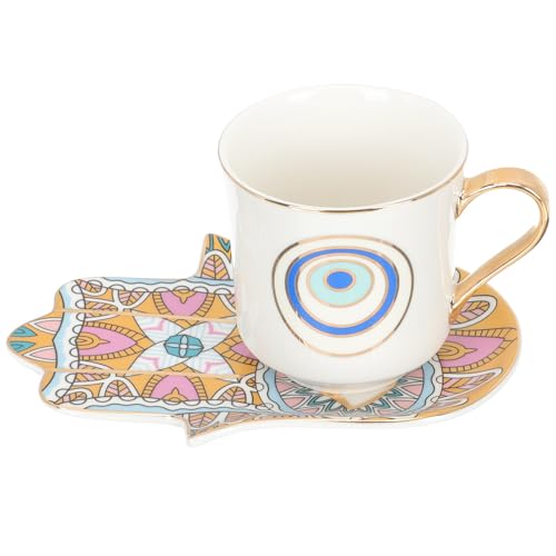 Taza de café de cerámica fácil de mantener con asa cómoda para el día a día 2