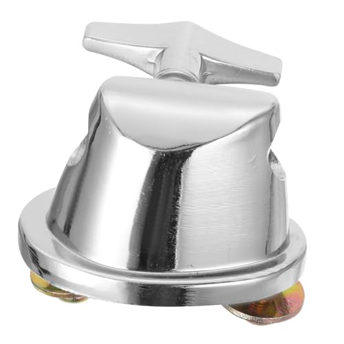 Abrazadera Ajustable para Piso Tom de BESPORTBLE, Soporte Montaje para Kit de Batería de Hierro Plateado Compatible con Instrumentos de Percusión miniatura 1