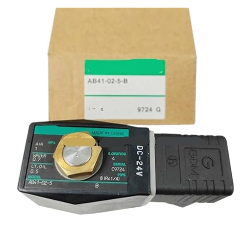 Électrovanne AB41-02-5-02H compatible DC24V pour circuit hydraulique