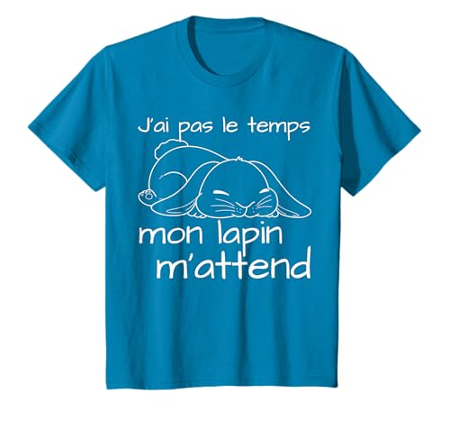 Citation drôle de lapin, mon lapin m'attend T-Shirt
