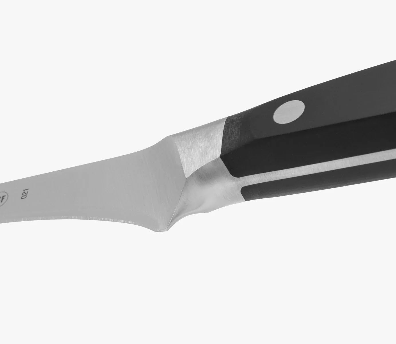 Arcos Coltello da Taglio in Acciaio Inossidabile per Jamón e Carne – Manico Ergonomico in Poliossimetilene, Lama da 250 mm – Nero, Serie Manhattan